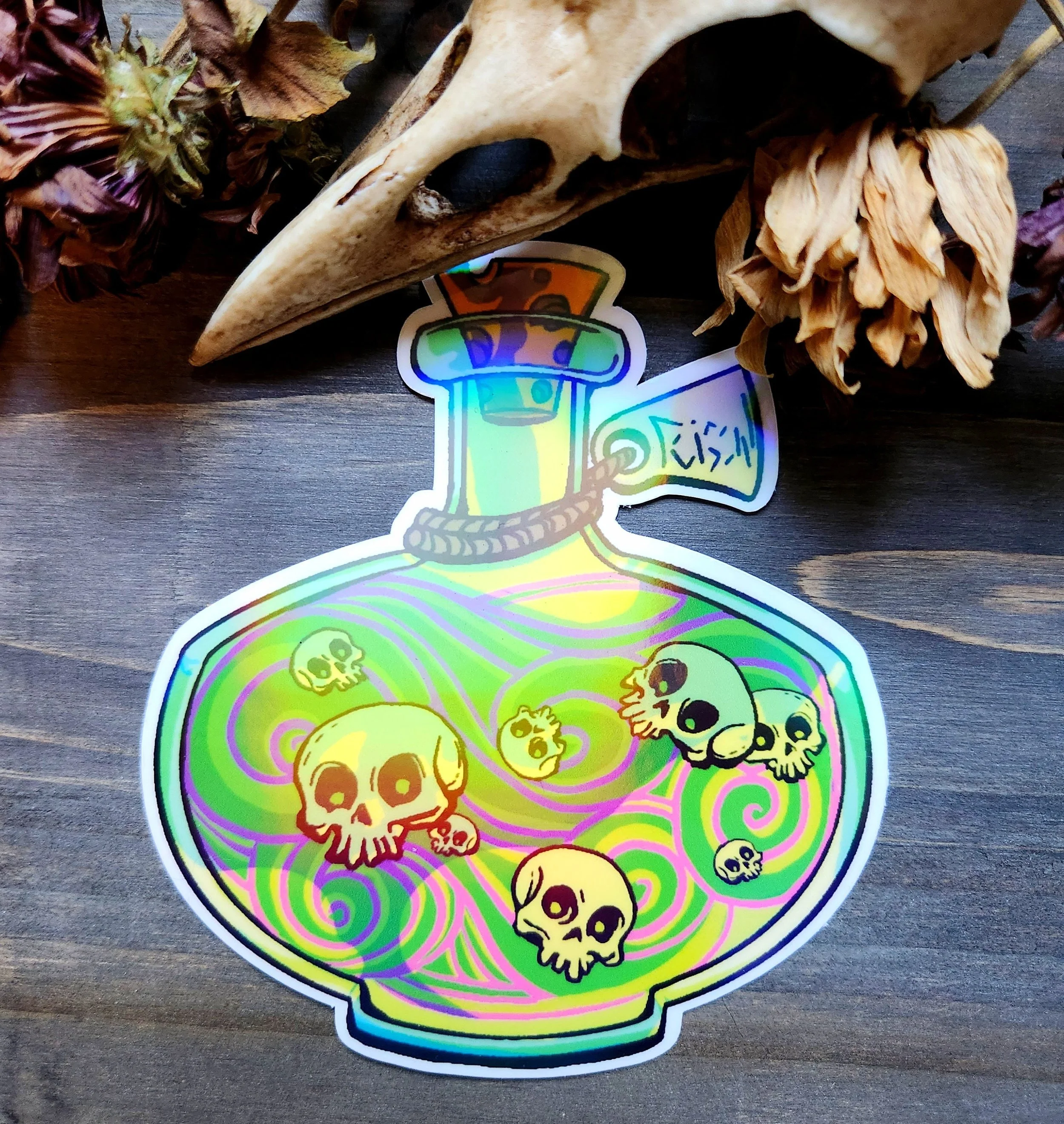 Poison Potion Bottle - Vinyl Sticker thumbnail