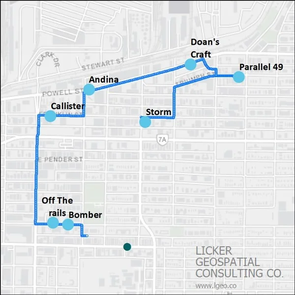 Optimal Brewery Routing