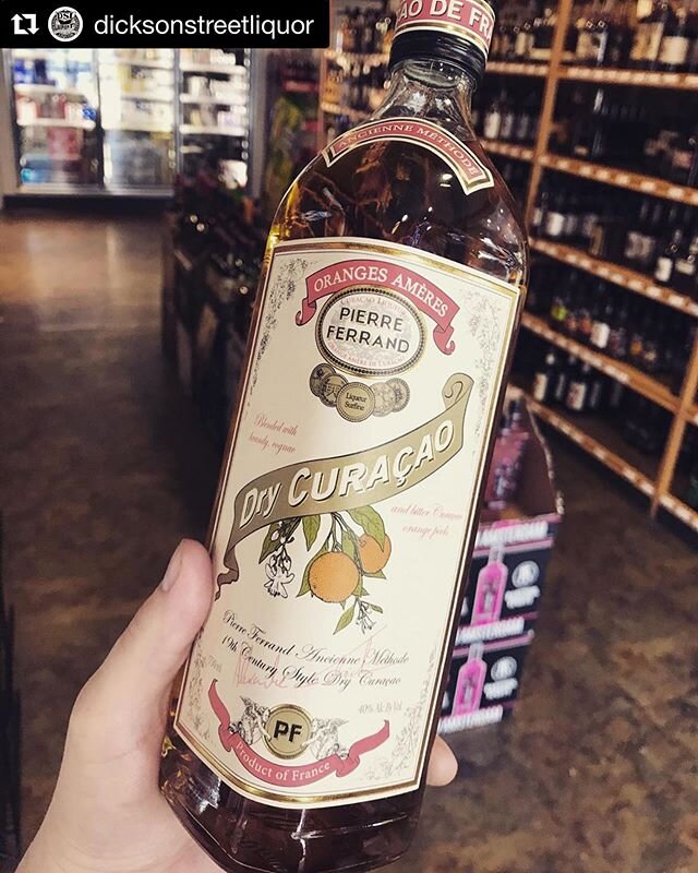 Bartender&rsquo;s ketchup 😊 #Repost @dicksonstreetliquor ・・・
Class up your cocktails with Pierre Ferrand classic dry cura&ccedil;ao!
