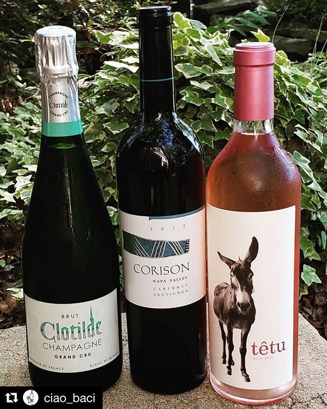 The GOODS #Repost @ciao_baci
・・・
🍷 We had a very informative wine class with @de_nux today. Here are some of the wines we tasted. Make sure to ask your server about them, and which of our dishes would go best with each.

Not ready to dine in? No wor