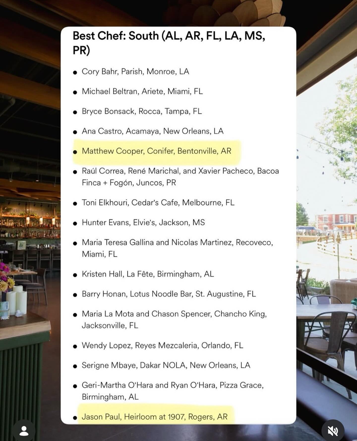 Y&rsquo;all making us look GOOOOD 🥰 Congratulations @chefjasonpaulroth &amp; @cooper_chef!