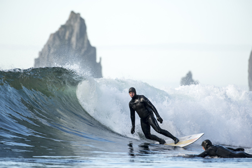 Rob Phillips seeks surfing solitude in Alaska's Aleutian Islands.