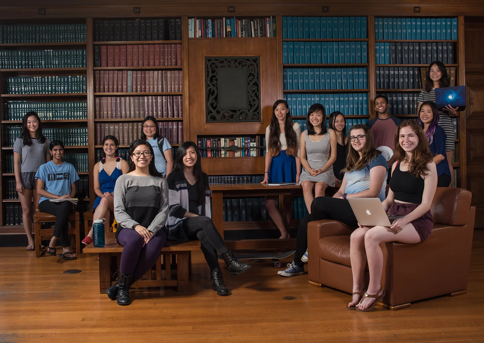 From left to right: Alice Zhai, ASCIT social director; Kavya Sreedhar, ARC chair; Gabby Tender, Dabney president; Diandra Almasco, Blacker president; Sandra Liu, Ruddock president; Grace Chen, IHC secretary; Rachael Morton, IHC chair; Amanda Lin, Avery president; Dana He, ASCIT secretary; Sara Adams, ASCIT director of operations; Sarang Mittal, Lloyd president; Sarah Crucilla, ASCIT treasurer; Sarah Cai, Page president; Vinciane Chen, Fleming president. Missing: Noah Huffman, Ricketts president and Sakthi Vetrivel, ASCIT president.