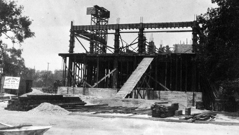 Gates Laboratory of Chemistry under construction, 1916.