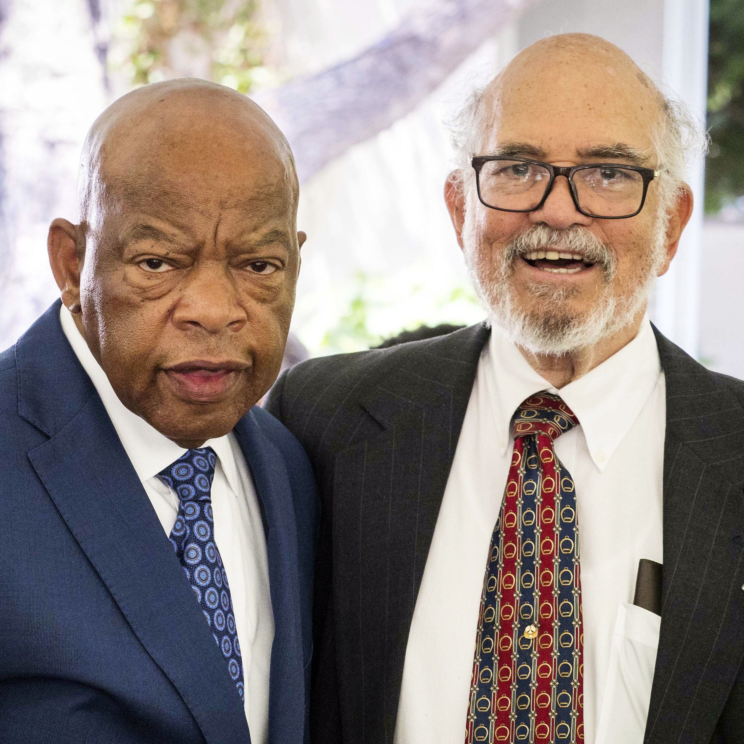 Hutchinson was a guest at the luncheon held for Rep. John Lewis after the U.S. Congressman’s speech at Caltech’s June 15, 2018, commencement.