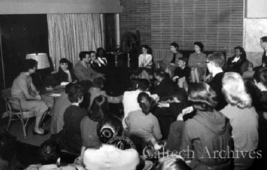When Dr. Martin Luther King Jr. visited Caltech in 1958, Hutchinson was among the students who met with the civil rights leader, though his meeting with King took place at the Caltech Y, with no photographers present.