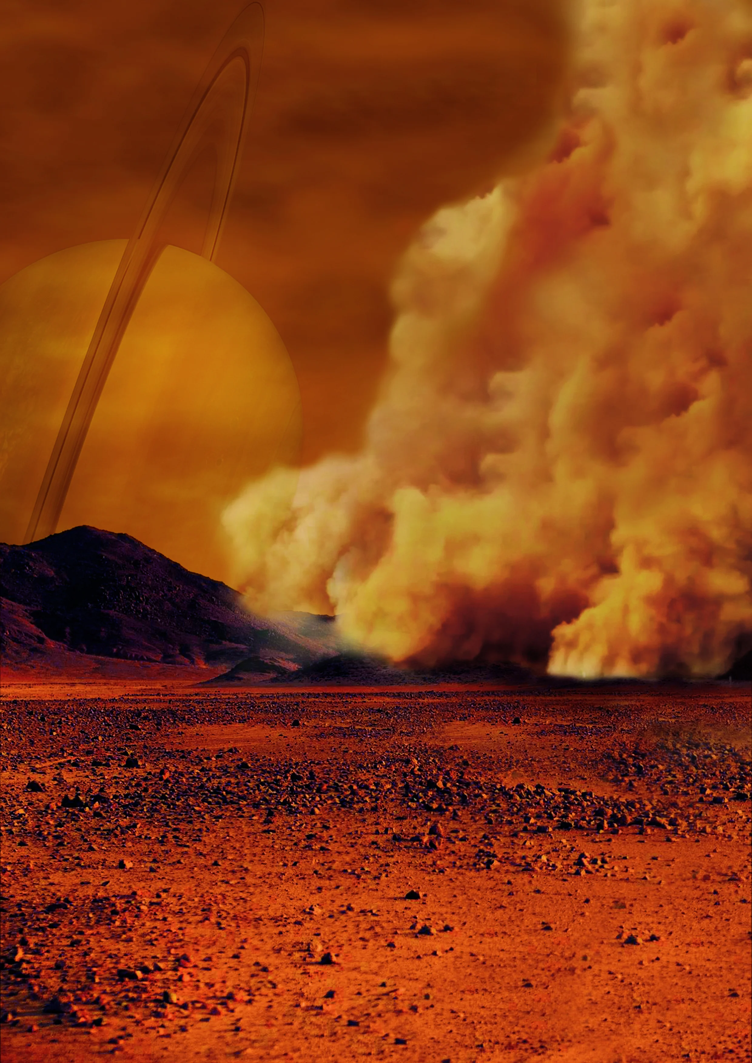 Titan's Massive Dust Storms