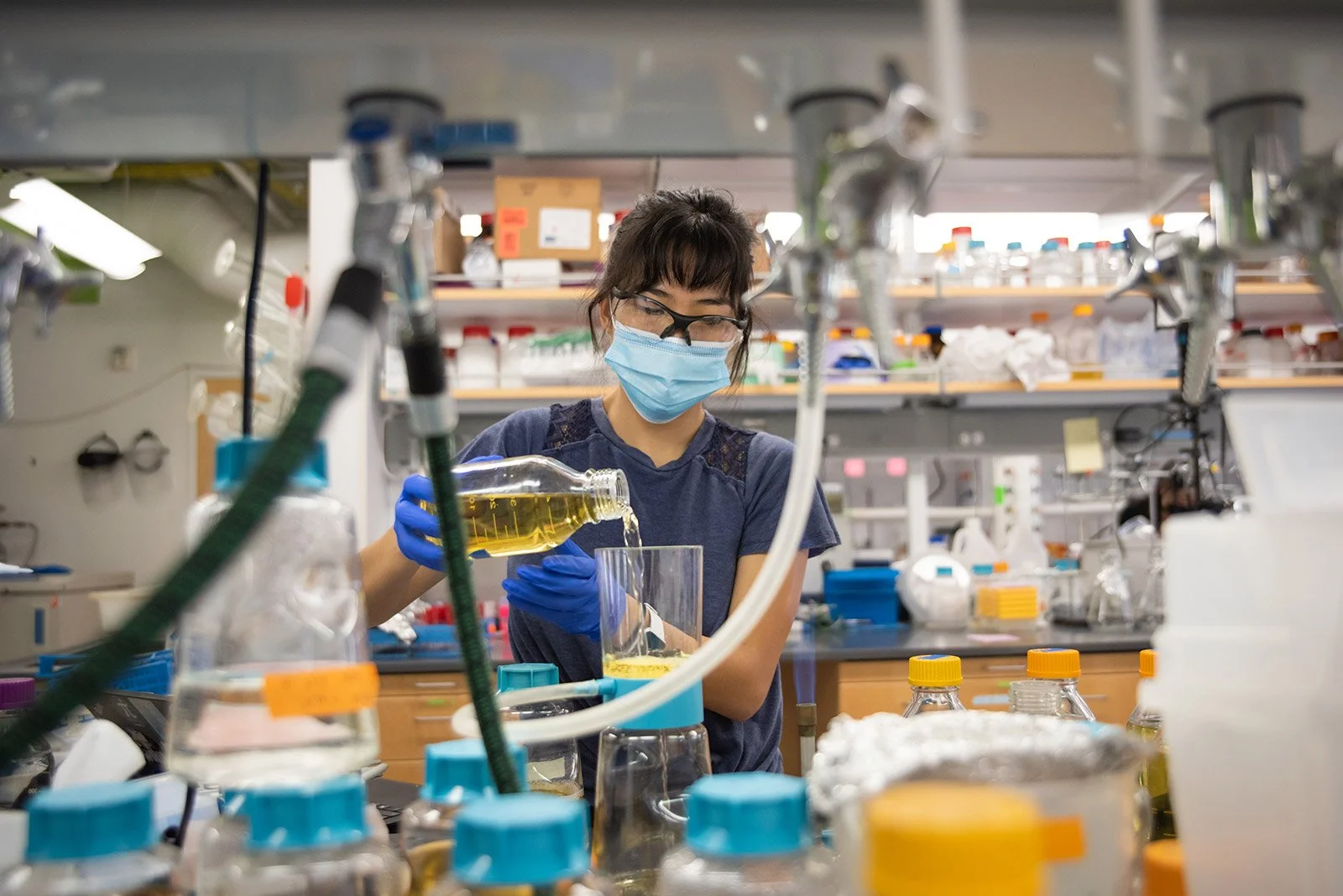 How Laboratory Research and Learning Continue at Caltech During a Pandemic