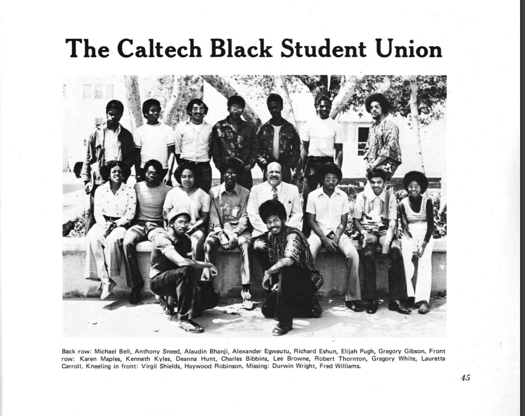 The Caltech Black Student Union