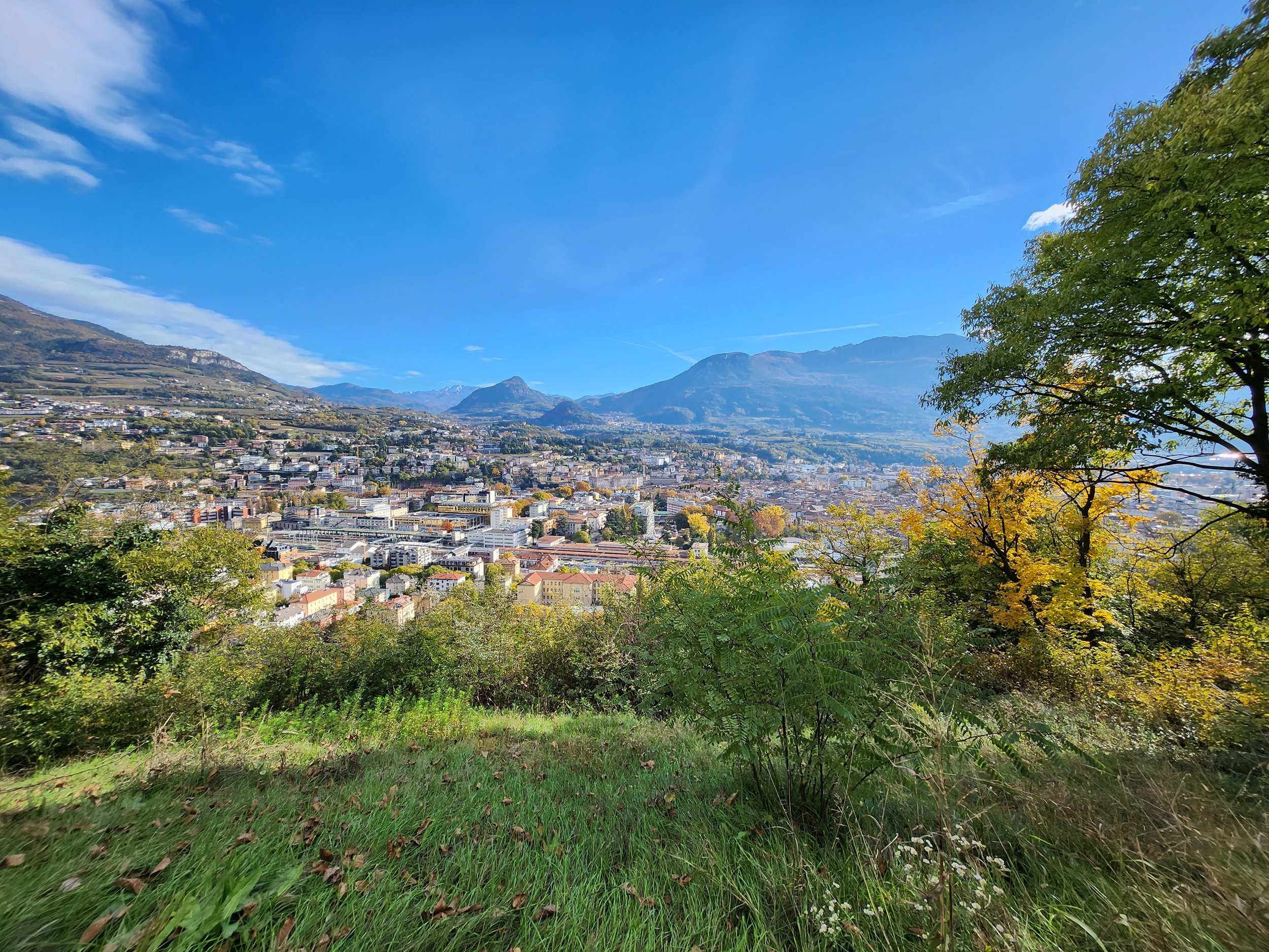   A scenic view of Trento, Italy  