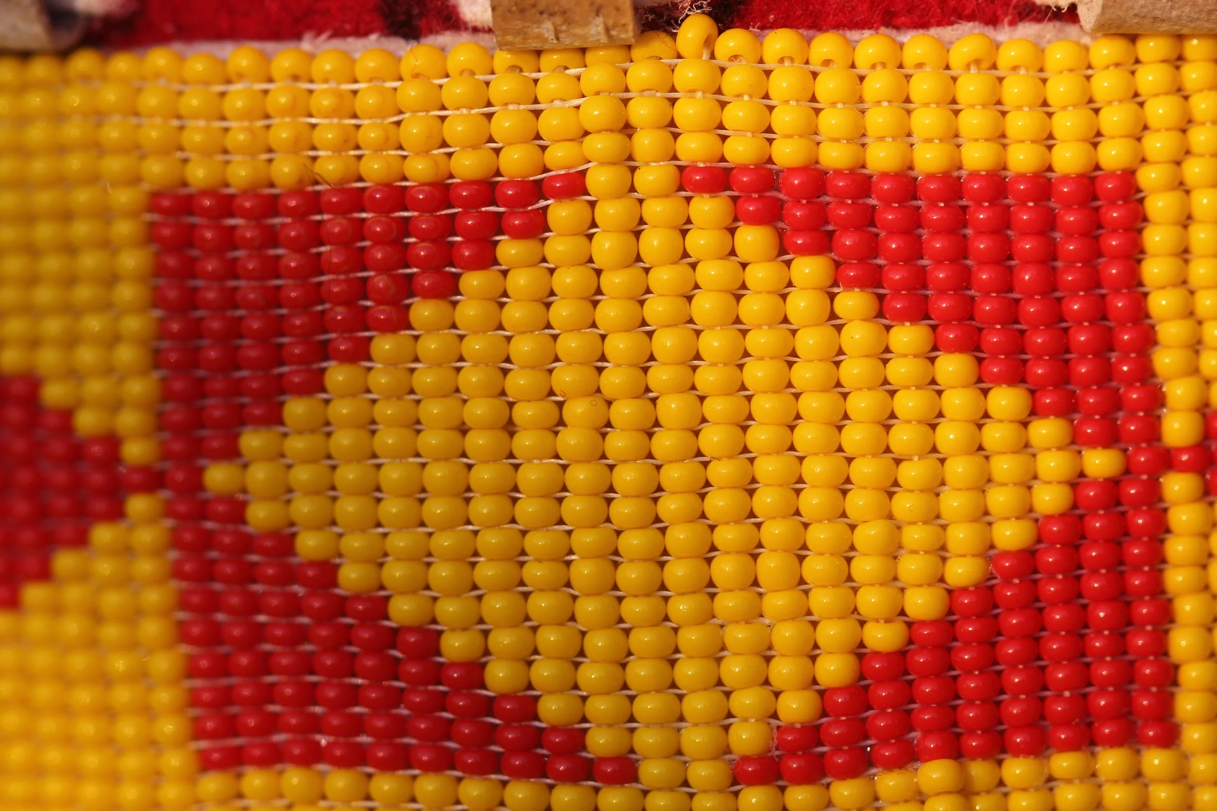 Blackfoot headdress detail