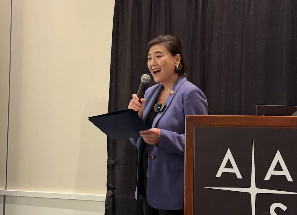  US Representative Judy Chu presented the organizers of Pasadena’s City of Astronomy Festival with a Congressional Certificate of Recognition. Image: Timothy Proudkii 