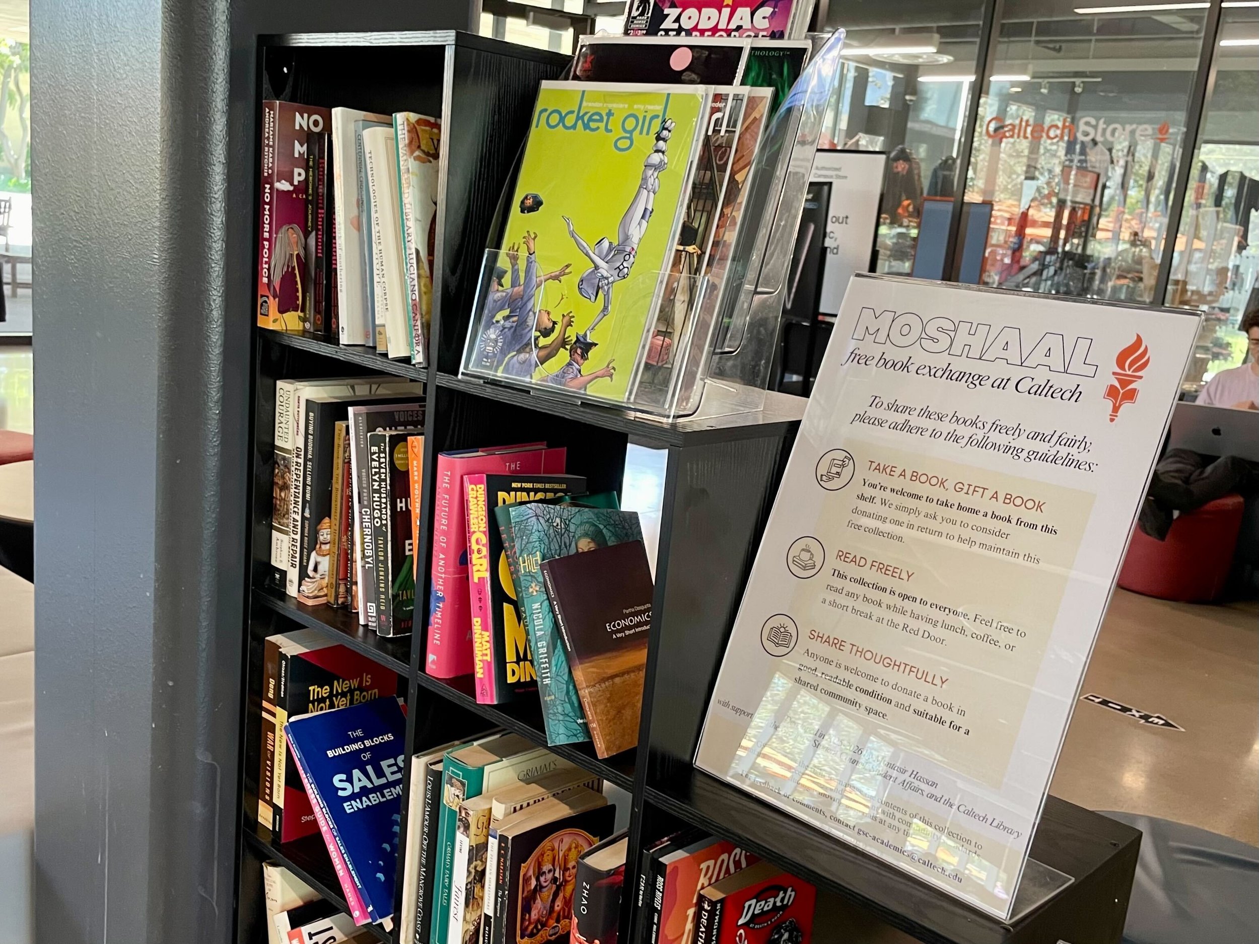 An Open Library and Book Exchange Hub Launches at Caltech