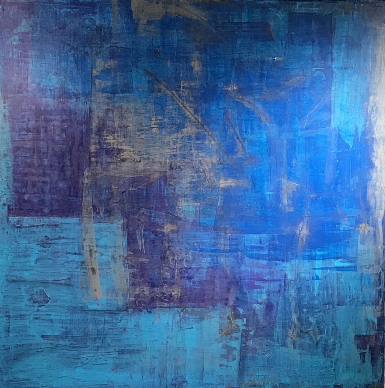 Untitled Abstract #10 Acrylic on Canvas 48" x 48"