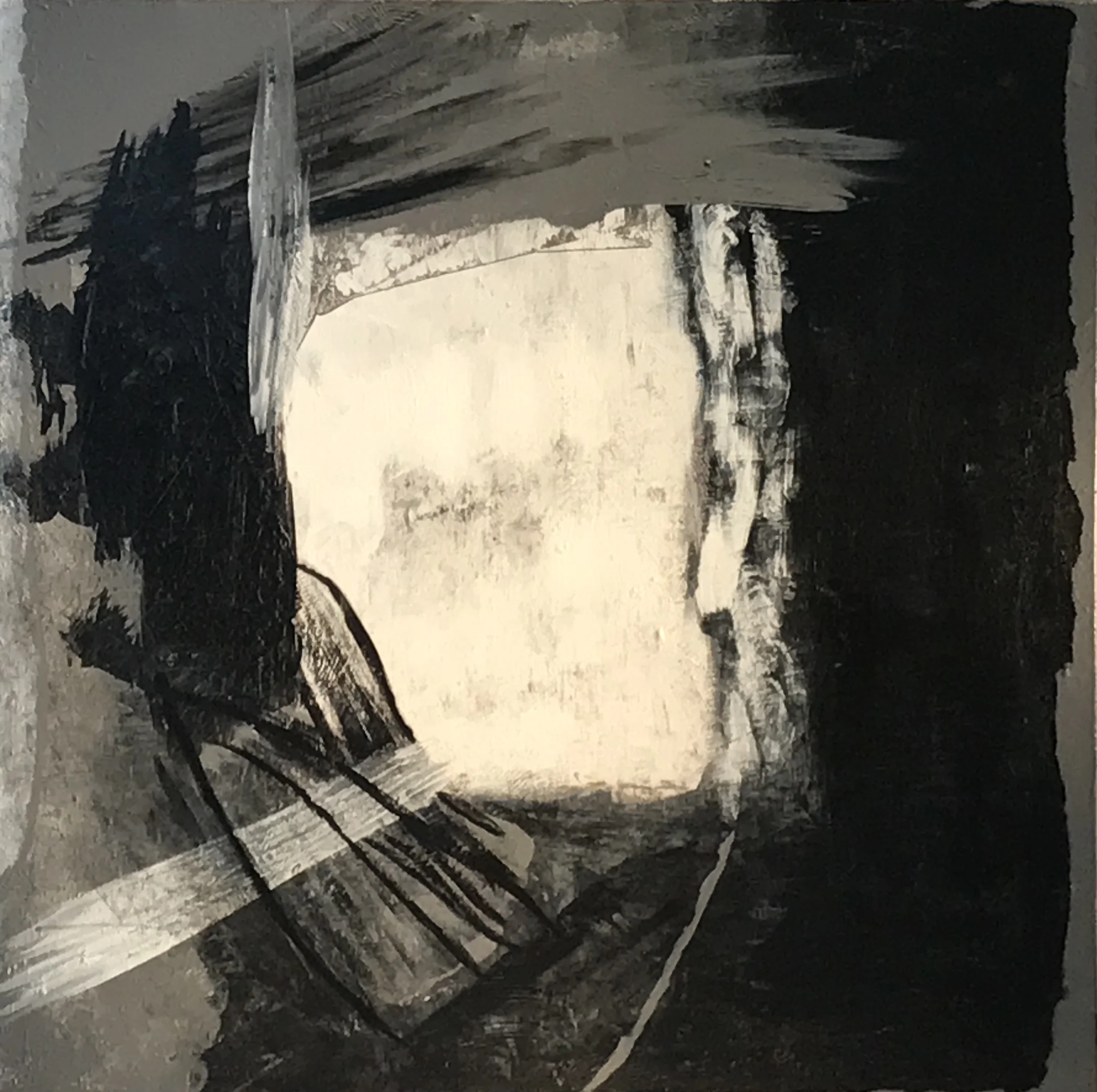 Black and White Series #4 Acrylic on Canvas 30"H x 30"W