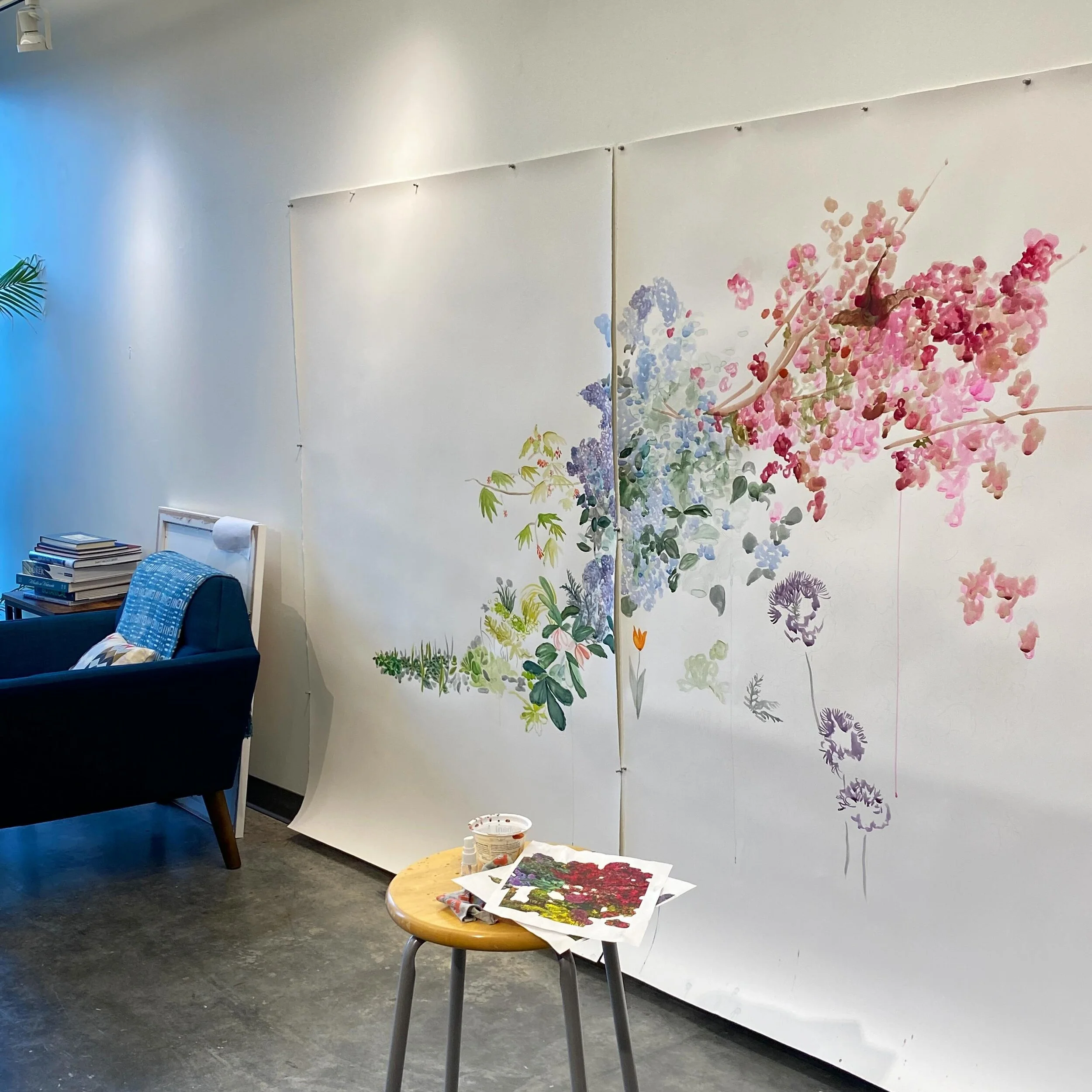 Spring is coming 💕
.
.
.
#makeink #inkdrawing #watercolor #largescaledrawing #wip