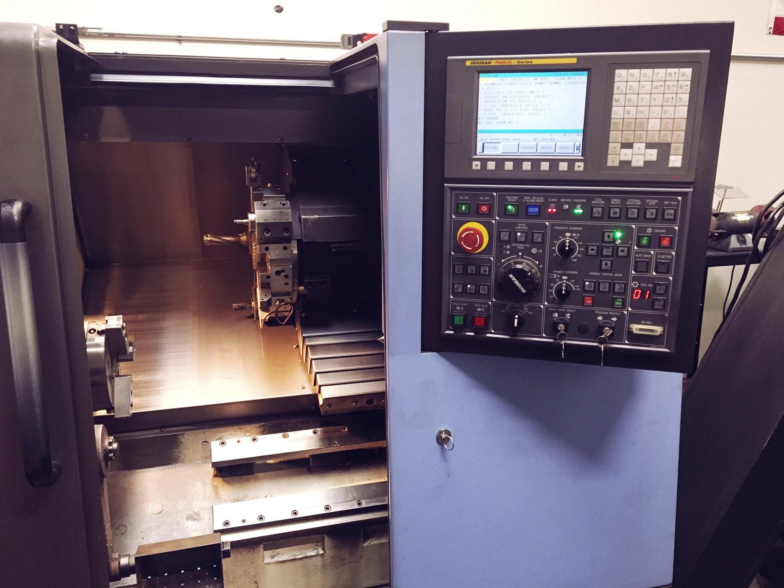 CNC Fanuc Doosan Lynx 220L