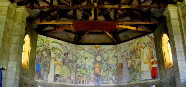 Charlot's Black Christ Mural in Ra