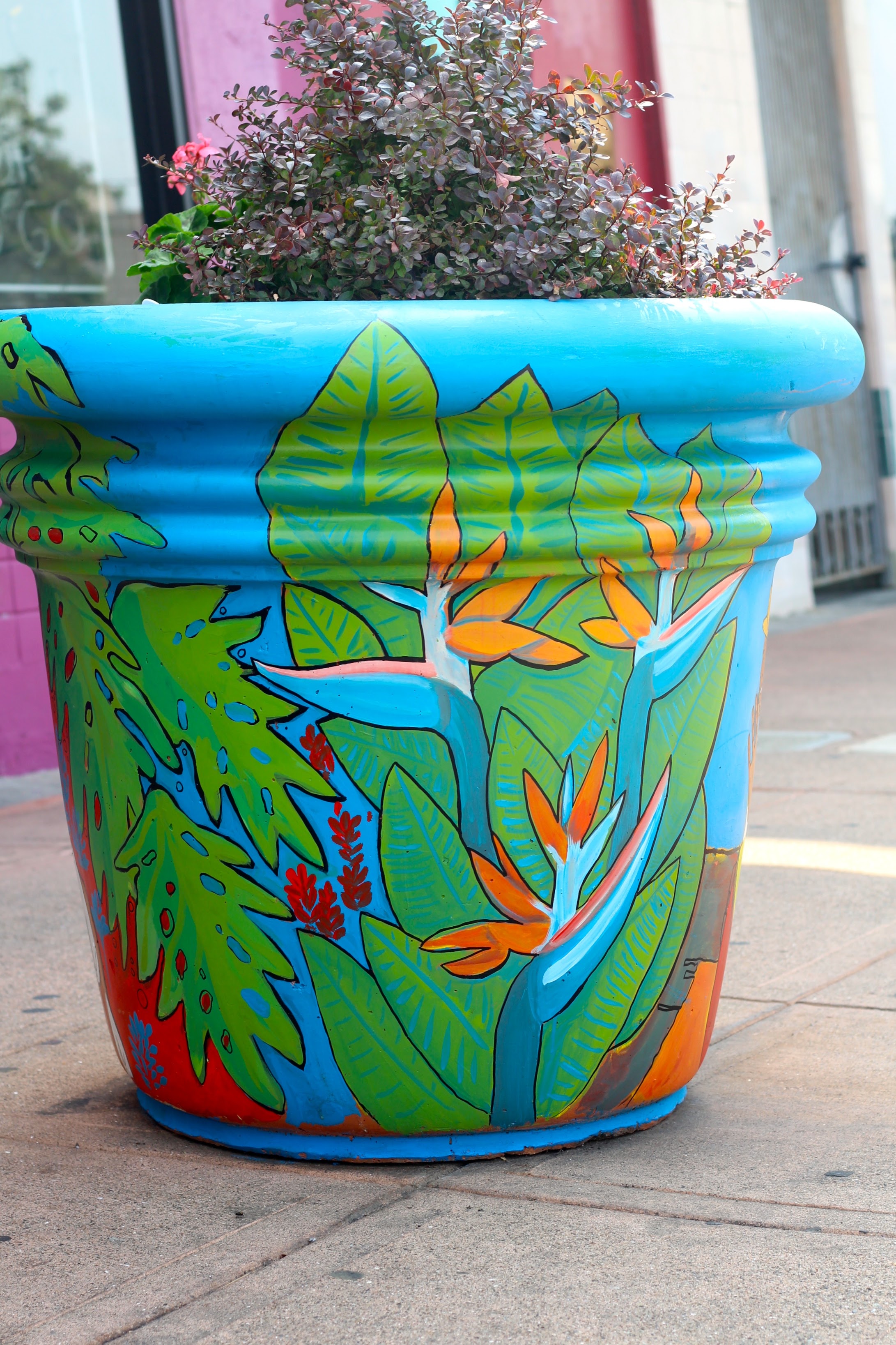 Laurel Planter Art