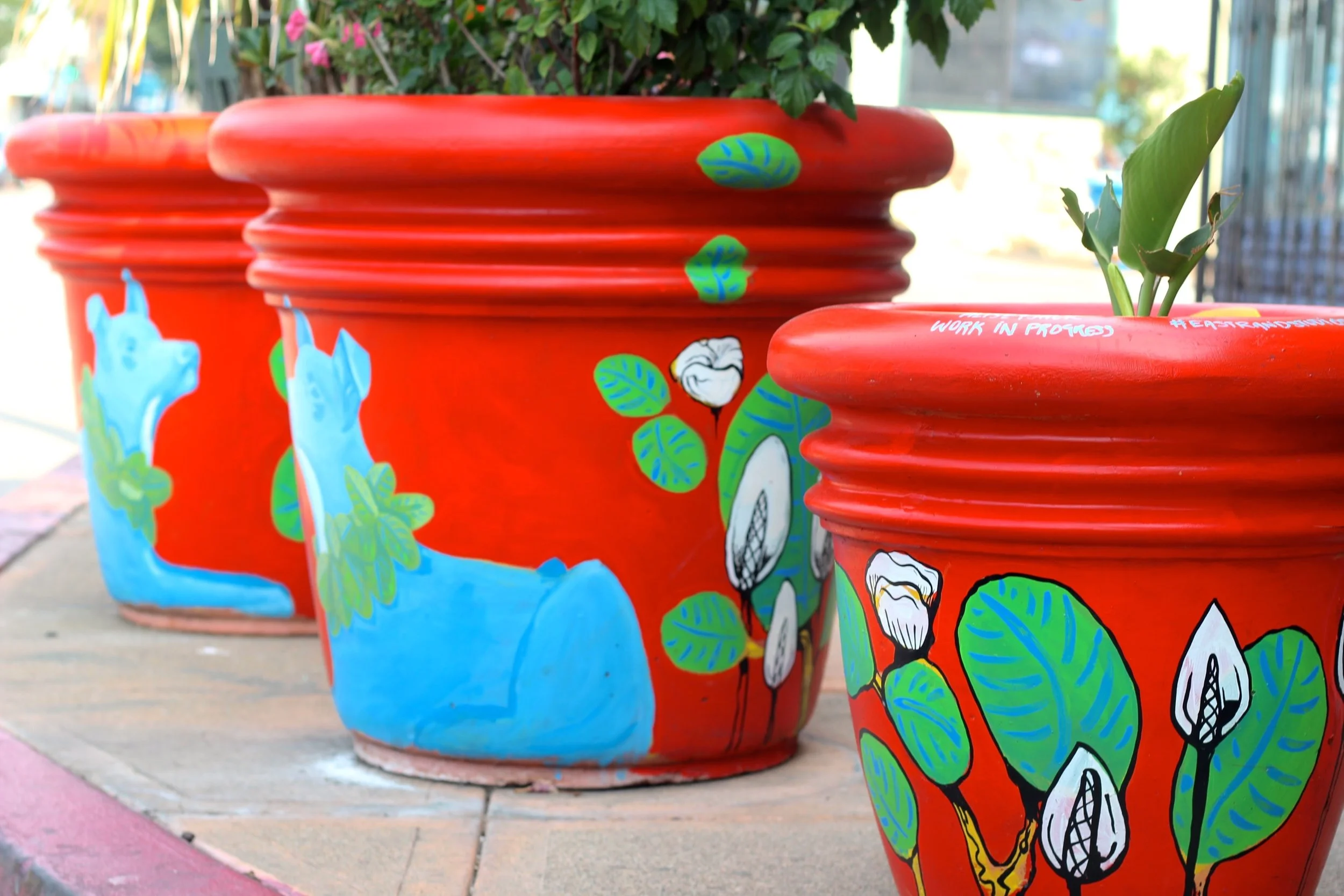 Laurel Planter Art