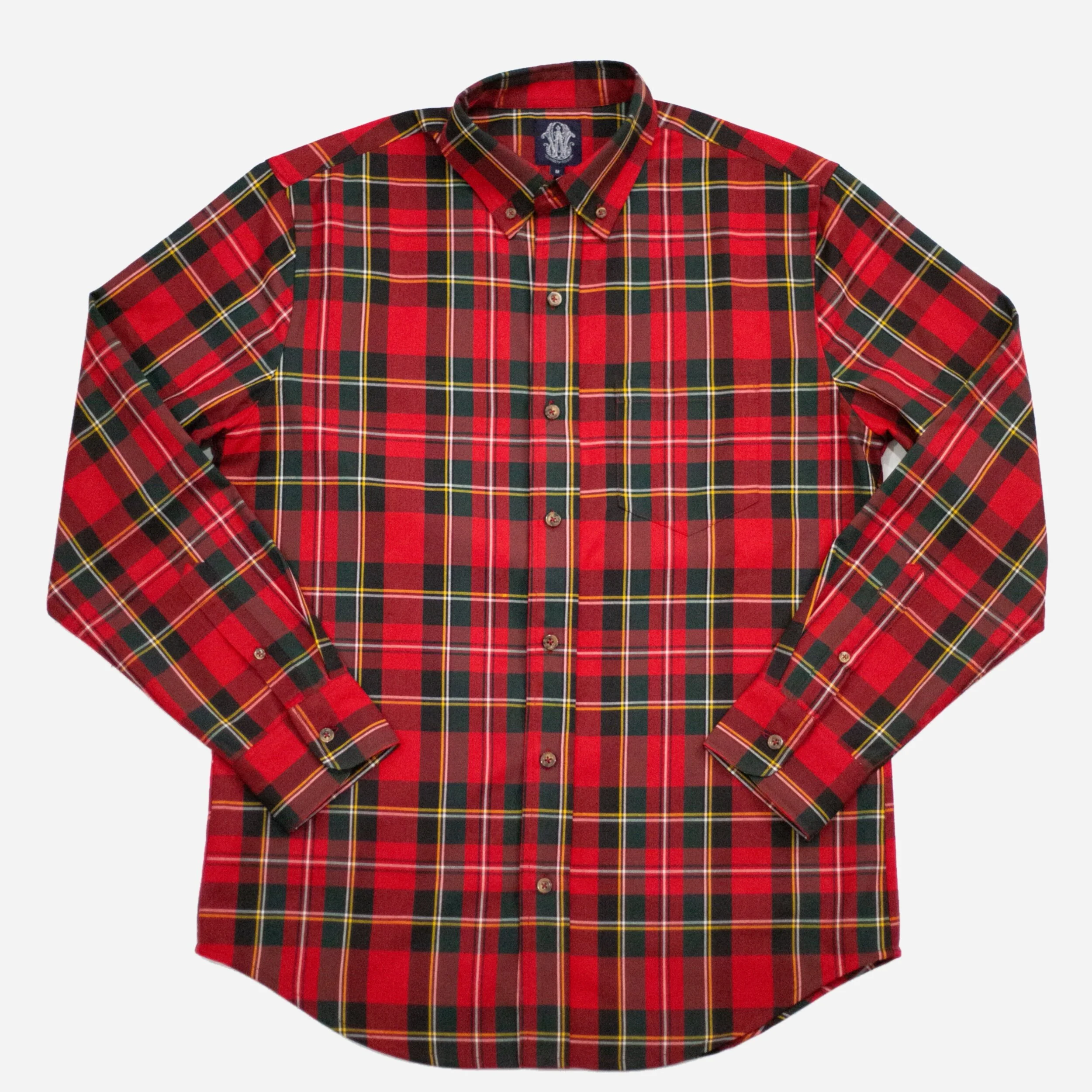 Jacob Kent Shirt in Red Plaid 
