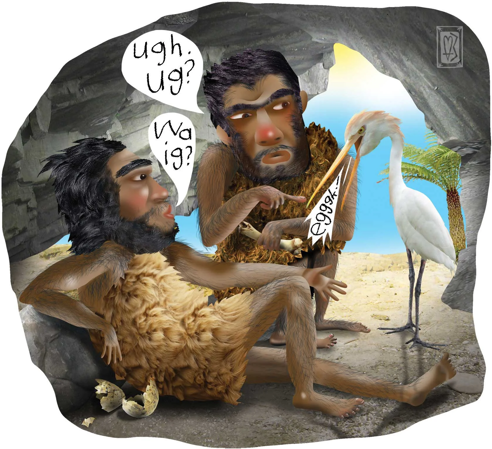 "How Language Came To Be" Chit Chat/Kidscan- Ruminating on the origins of speech.
