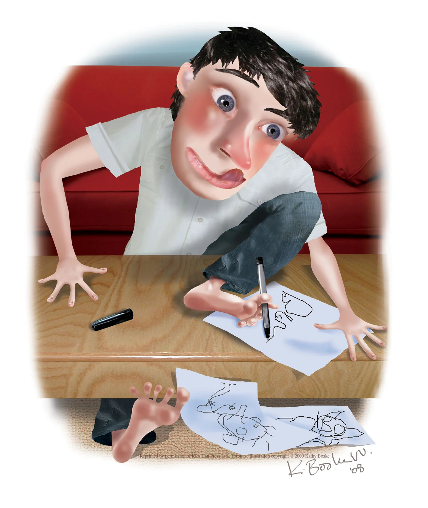 "Amazing Feets" You are Weird, your body's peculiar parts and funny functions, Kidscan Press- how different parts of your body work to do different activities.
