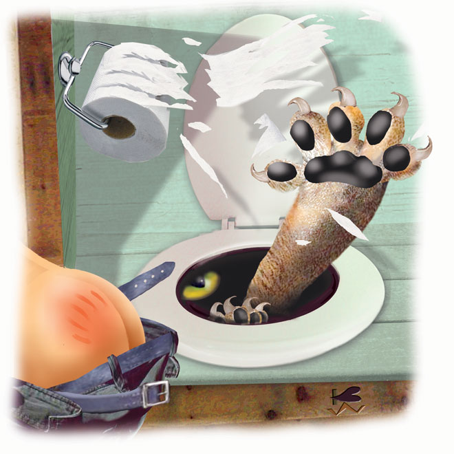 “Scratchy” Explore Magazine - A young cougar gets trapped down a privy hole.