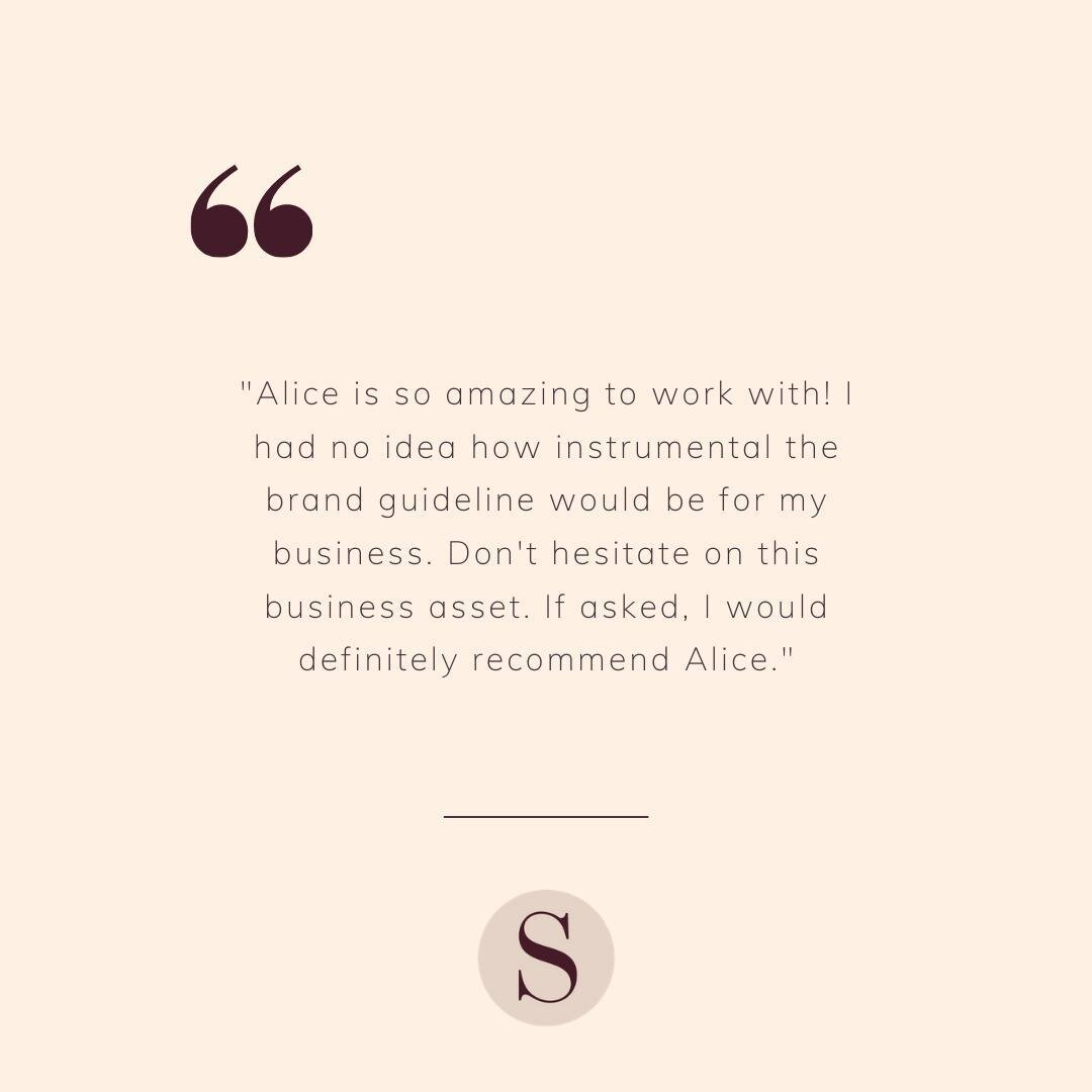 Sometimes, reading a testimonial like this is just what I need to pick me up. I love working with my clients so much and I love the energy they bring to each project 🥰