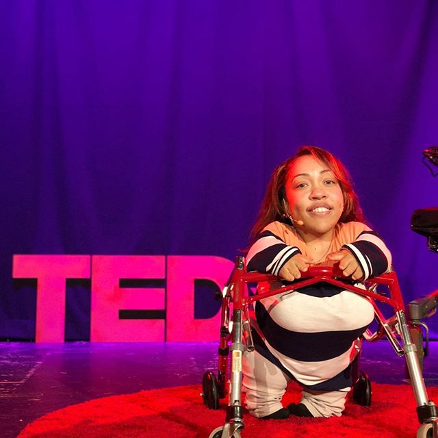 Awe-inspiring @made2soar Monique rocked the stage with glowing positivity and courage - double tap if you feel inspired by her Talk.
.
.
.
#tedxraleigh #downtownraleigh #raleighnc #gomoniquego