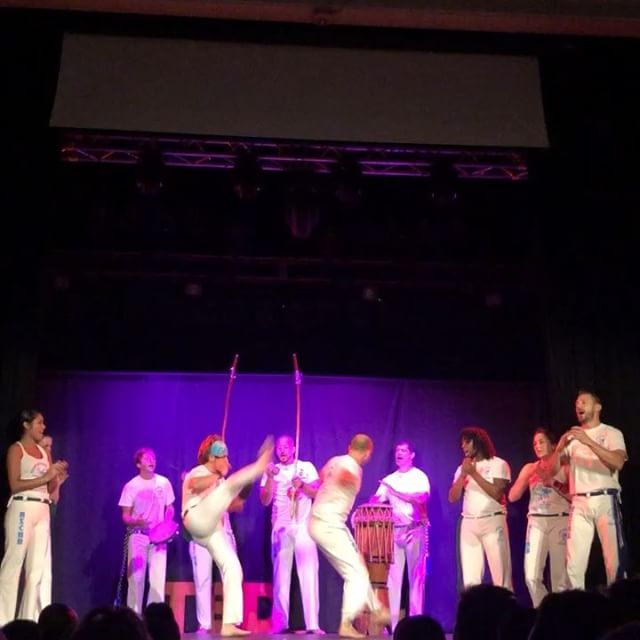 It was lit on Saturday as @ascabnc performs this epic Brazilian martial arts. Swipe to learn more about the historic roots behind #capoeira .
.
.
.
#tedxraleigh2018 #tedxraleigh #downtownraleigh #raleighnc