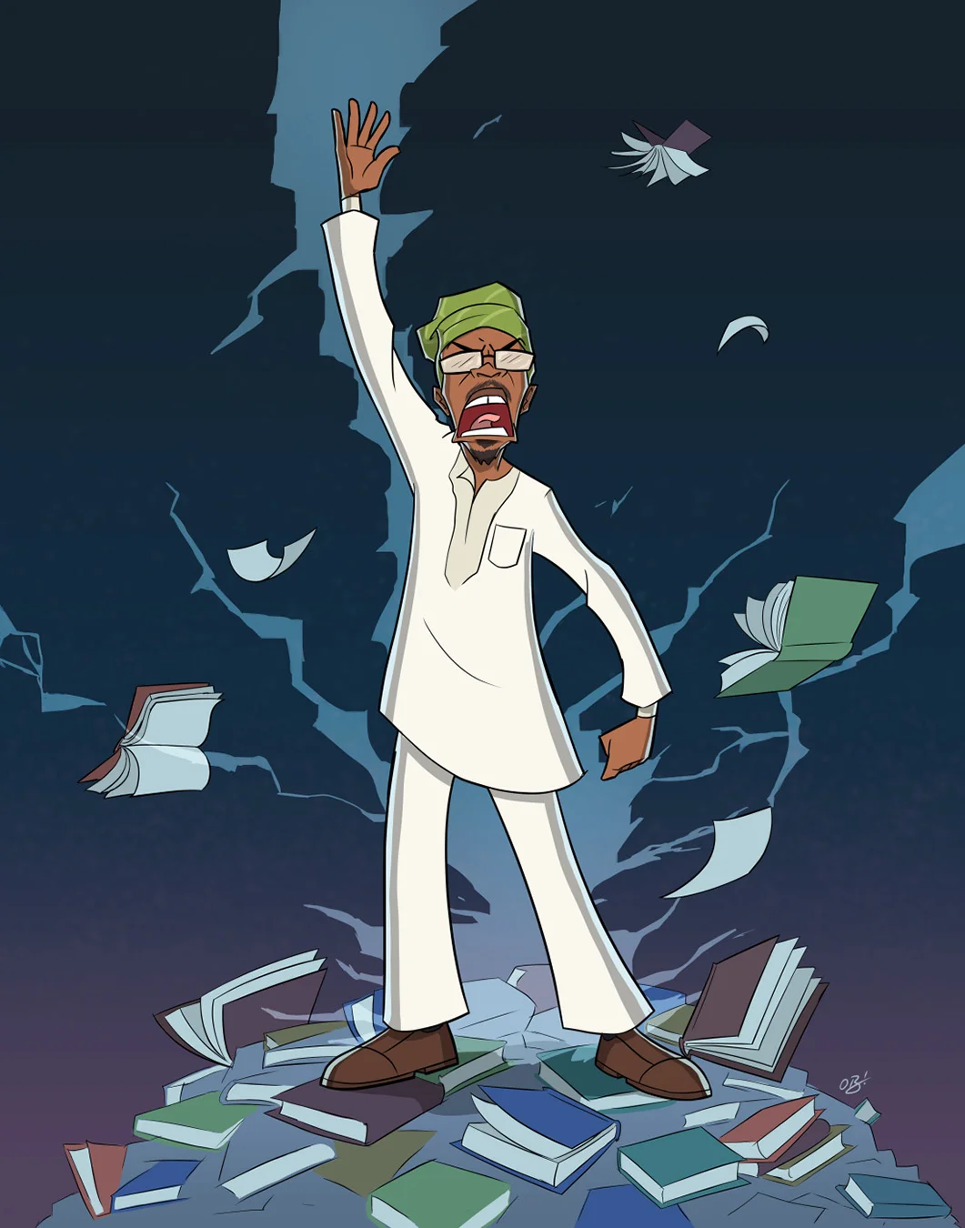 Obi Arisukwu uses his skill to bring more representation into the comic world. (Art by Obi Arisukwu)