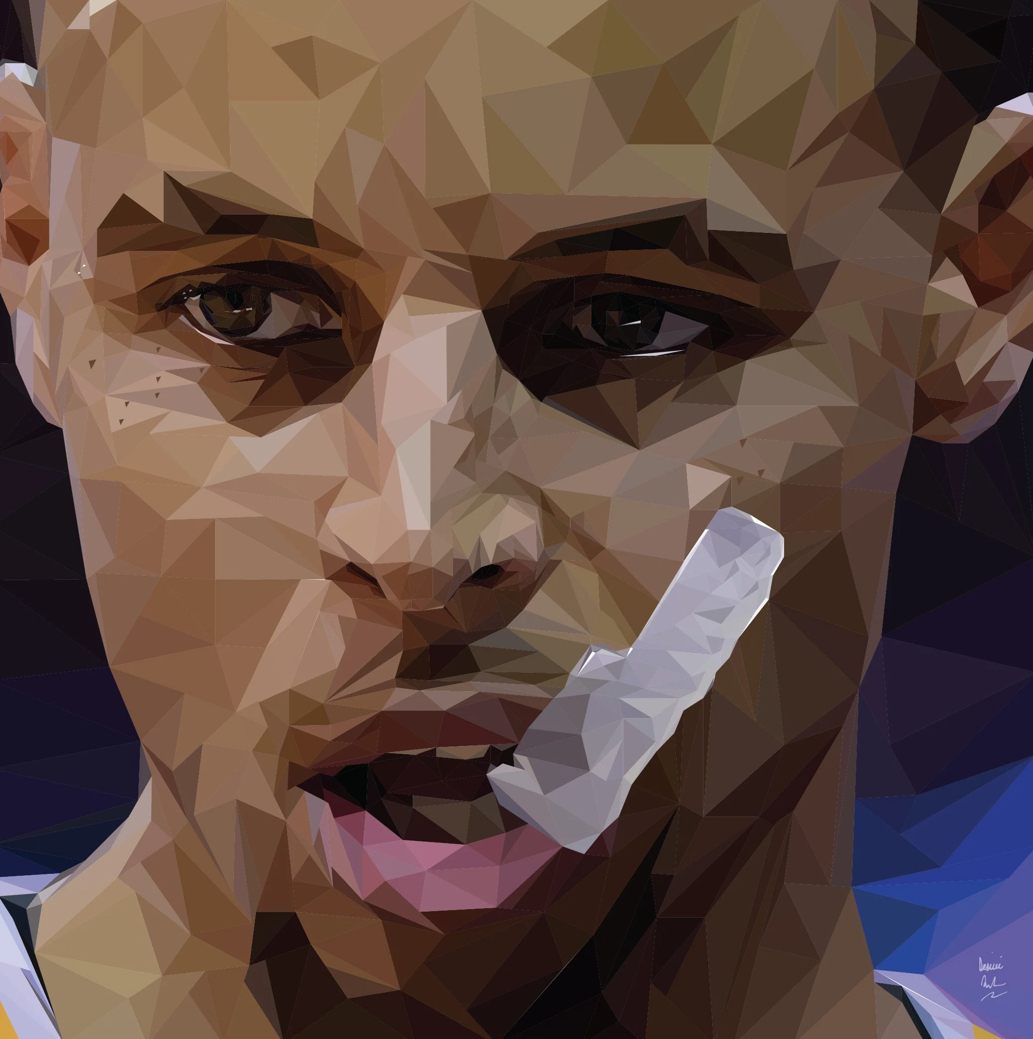Stephen Curry. (Graphic Design by Desiree Fuller)