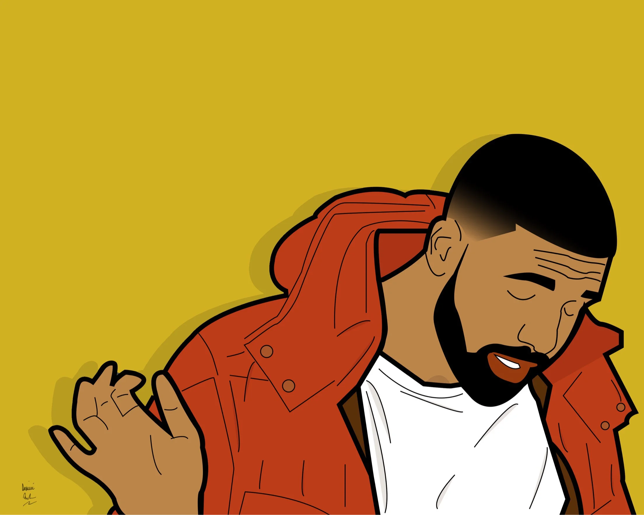 Drake. (Graphic Design by Desiree Fuller)