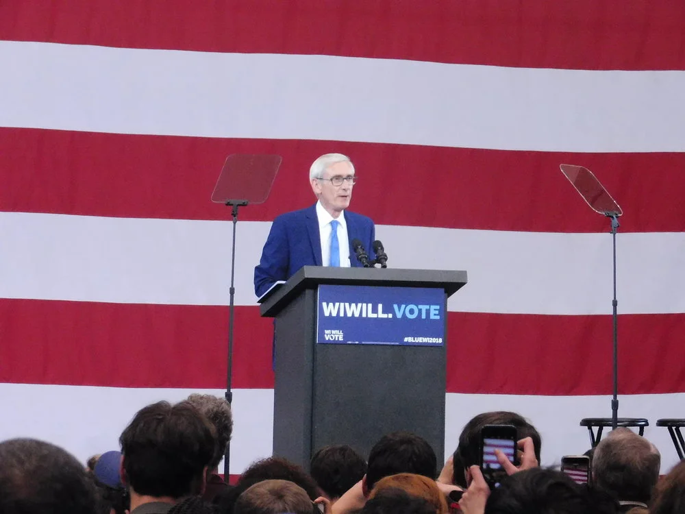 Tony Evers said he will replace Governor Scott Walker come Nov. 6. (Picture by Nyesha Stone)