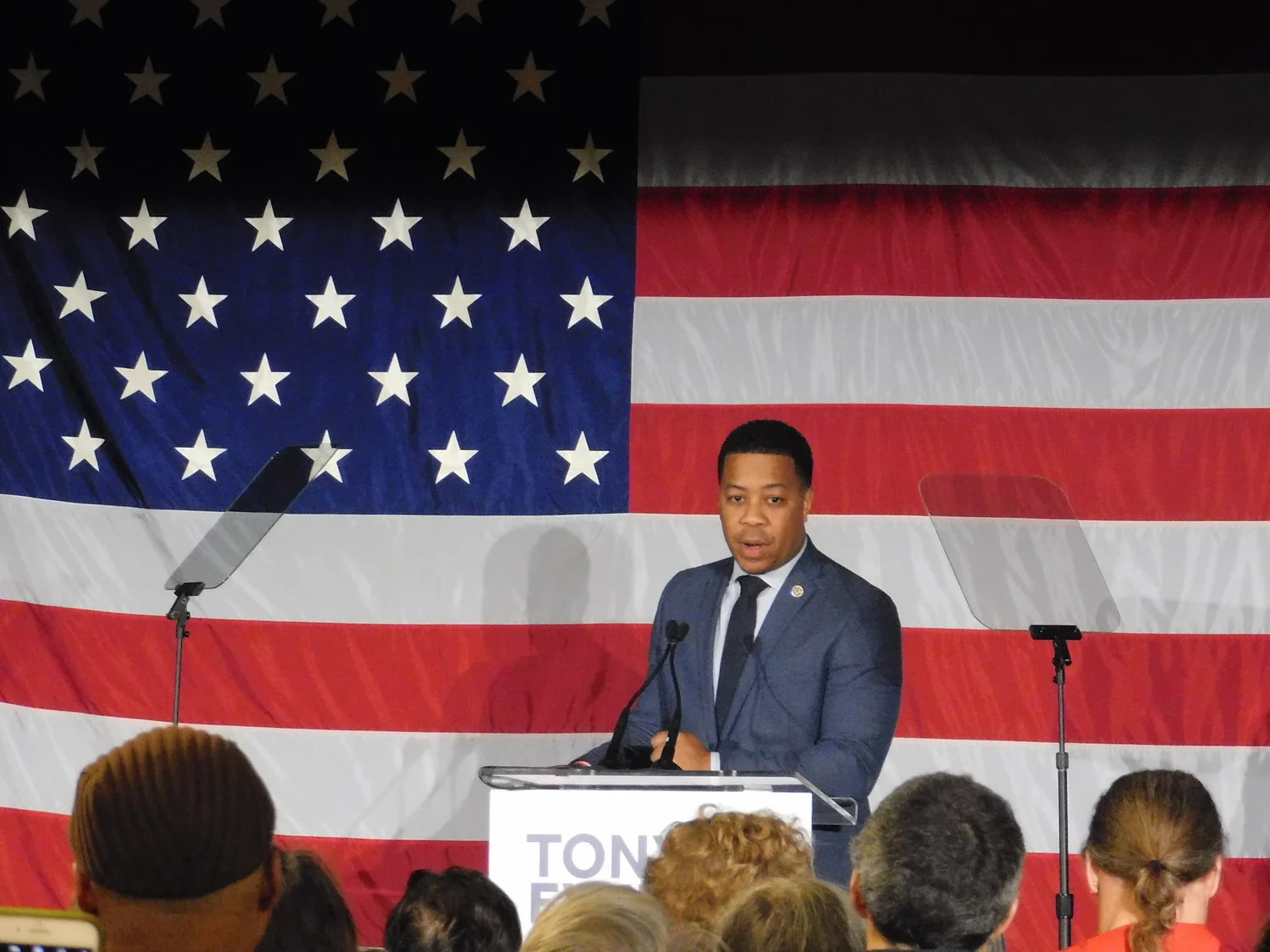 Mahlon Mitchell said it’s time to get Scott Walker out of office. (Picture by Nyesha Stone)