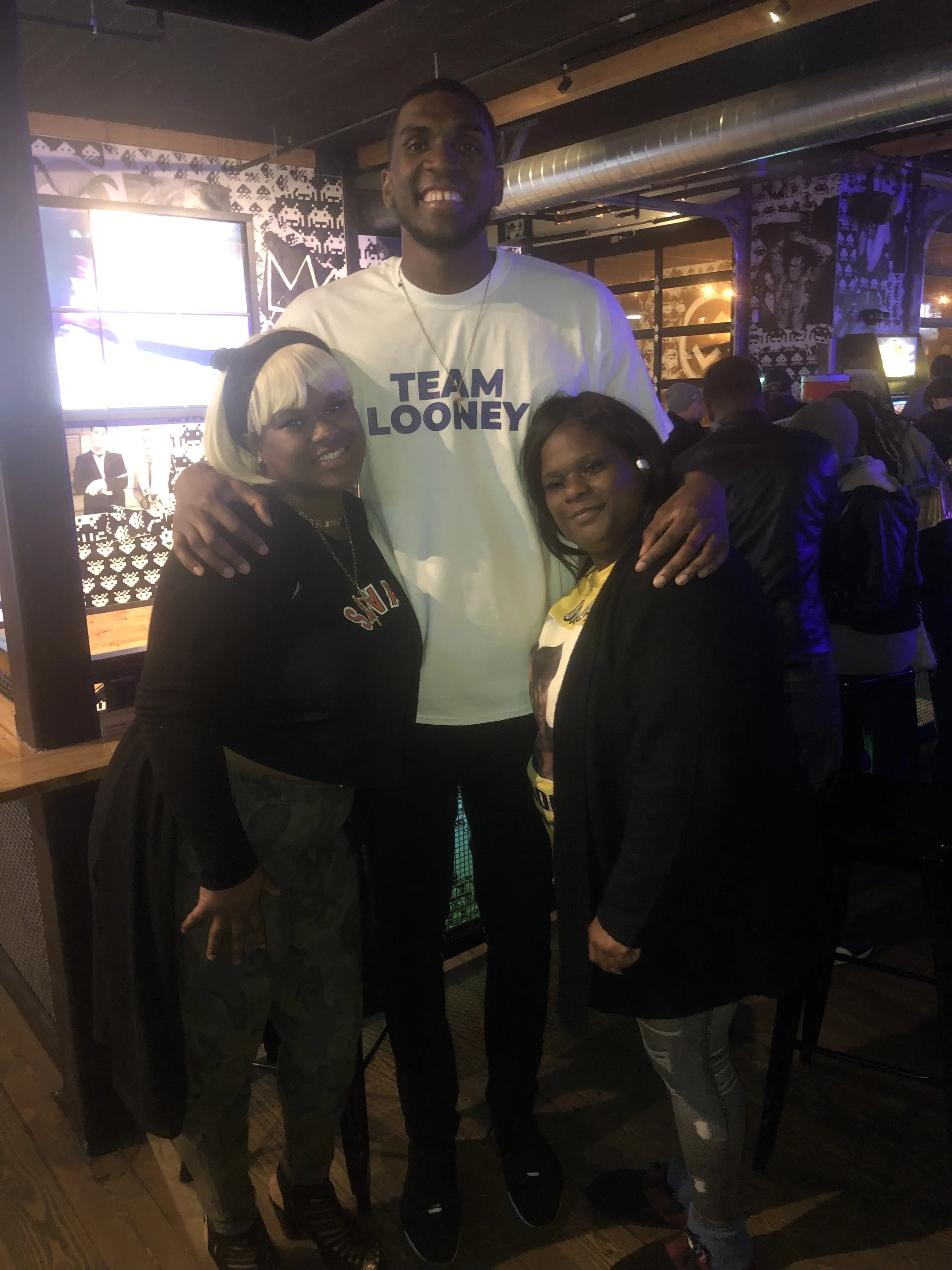 Kevon Looney and Bernice Parks. (Picture provided by Ward Jenkins)