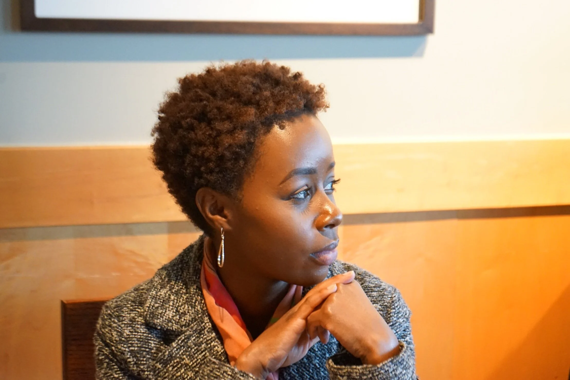 It’s not hard for Anita Mogaka to find her next story for The B.E.E. Narrative. (Picture by Nyesha Stone)