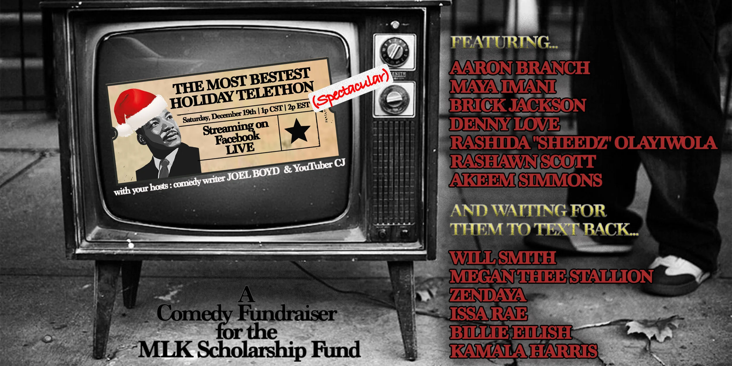 The Martin Luther King Scholarship Fund is putting a virtual comedy show to help raise money for local students to attend college in Milwaukee.&nbsp;(Picture by Joel Boyd)