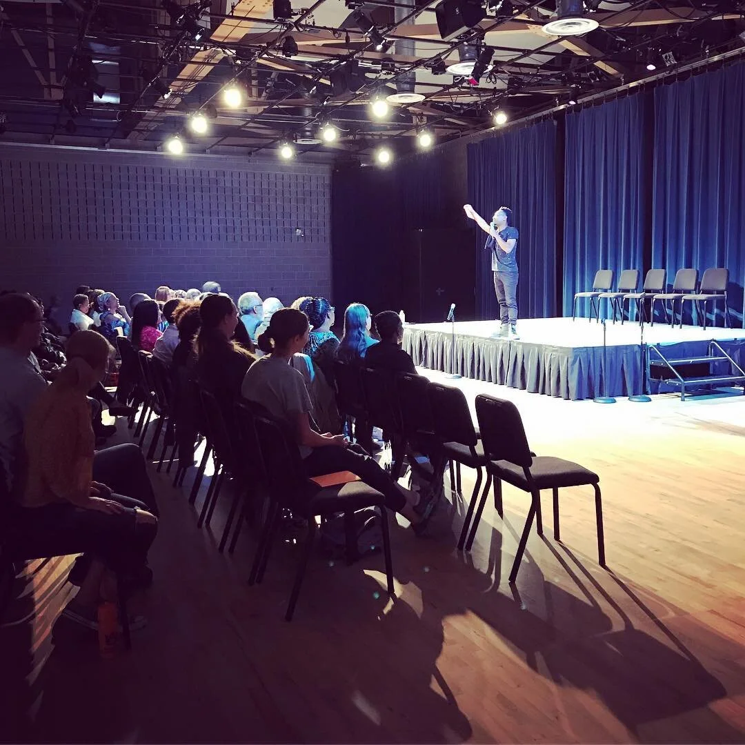 An artist performing at the Comedy Fundraiser last year. (Picture by Joel Boyd)