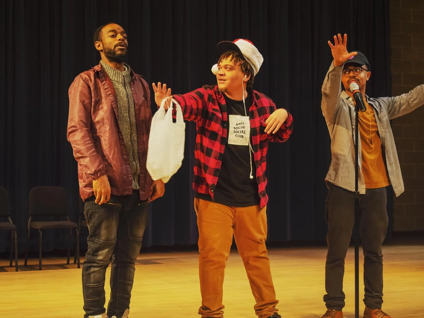 Comedians and actors performing at the Comedy Fundraiser last year. (Picture by Joel Boyd)