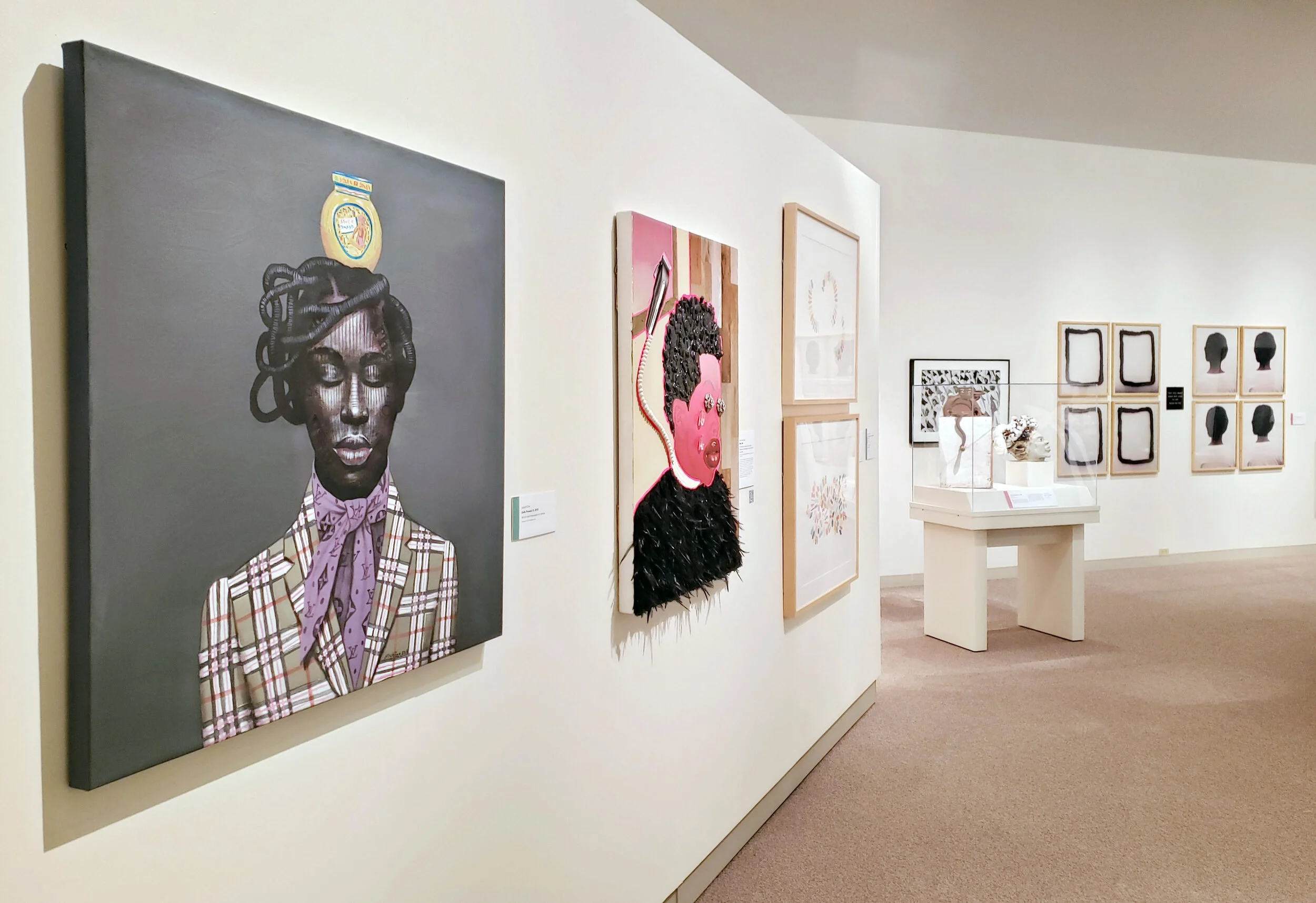 Installation views of TEXTURES. (Picture provided by KSU Museum)