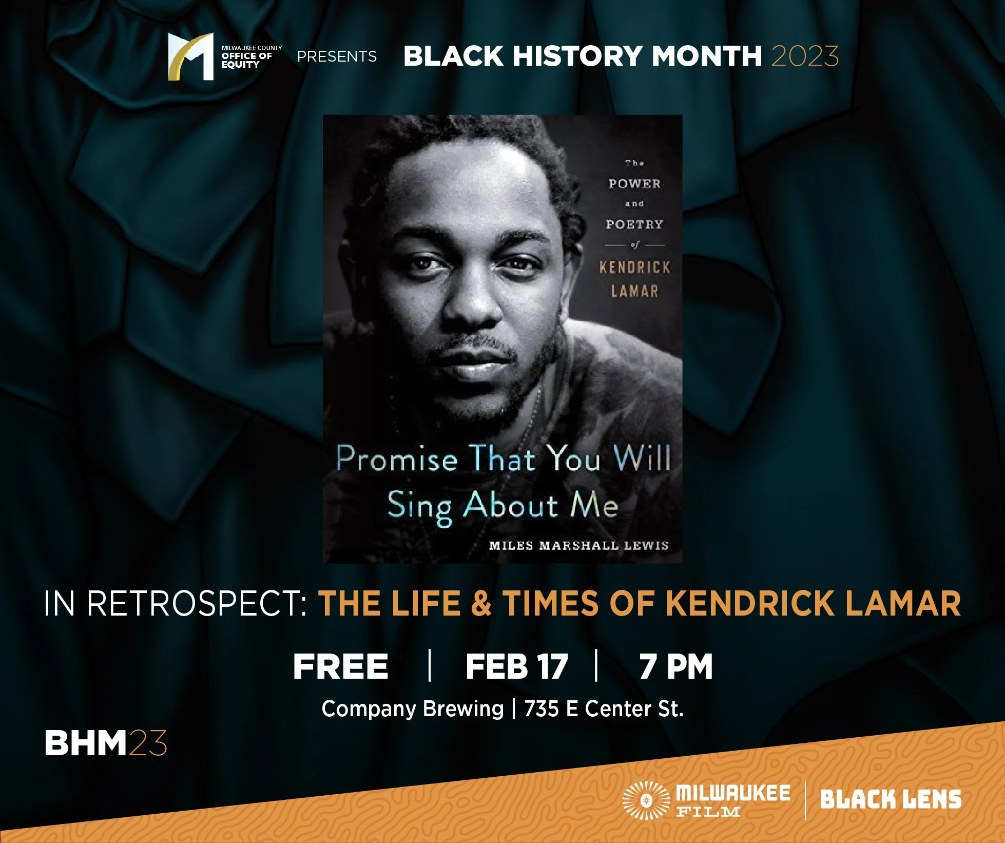 Dive into the Poetry of Kendrick Lamar's Lyrics at Black Lens MKE Event, Feb. 17