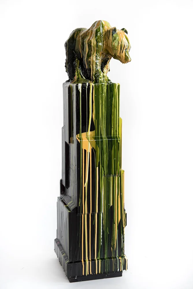 UNTITLED (Green Bear) 2016