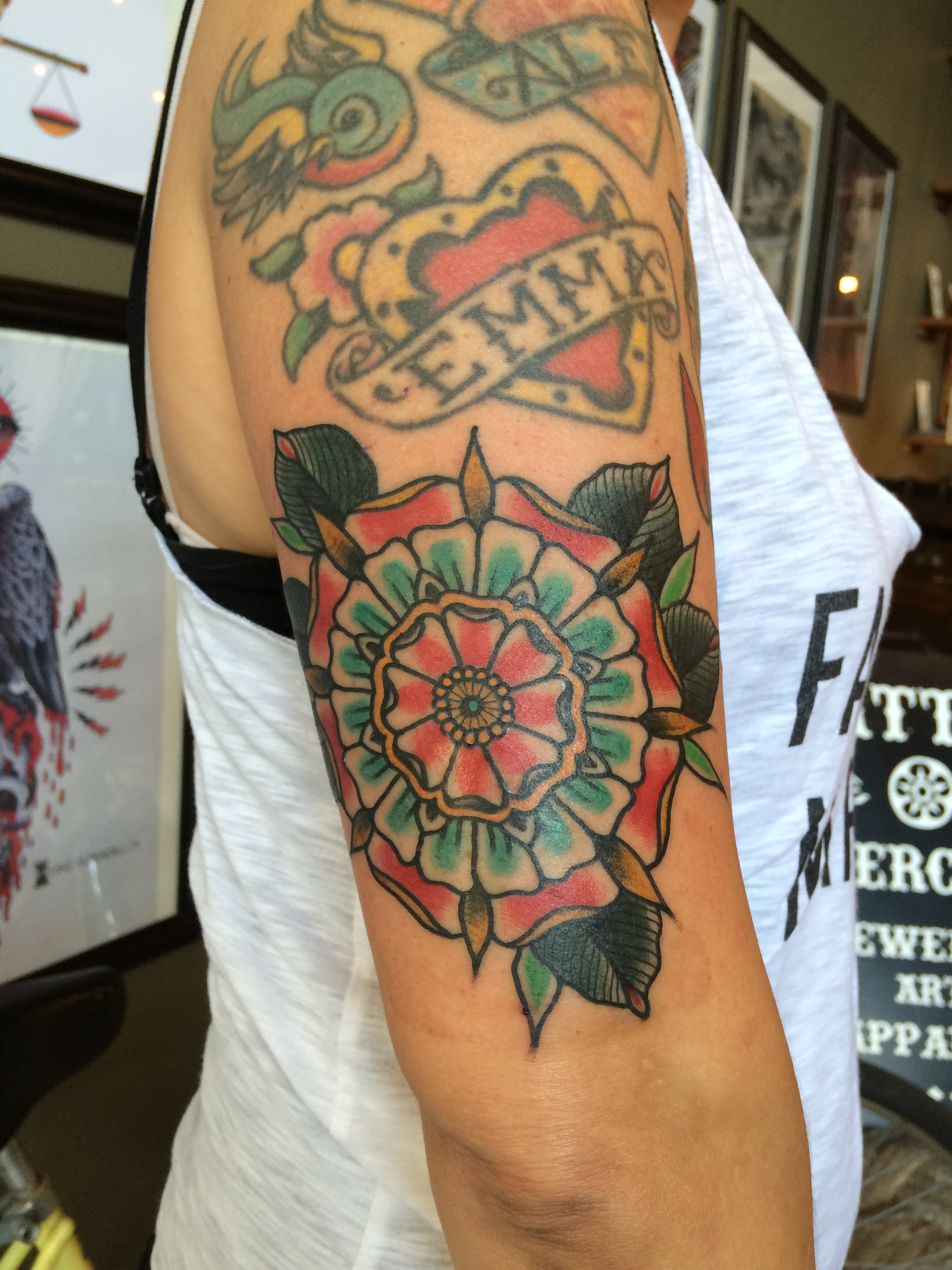 Contemporary Tudor Rose