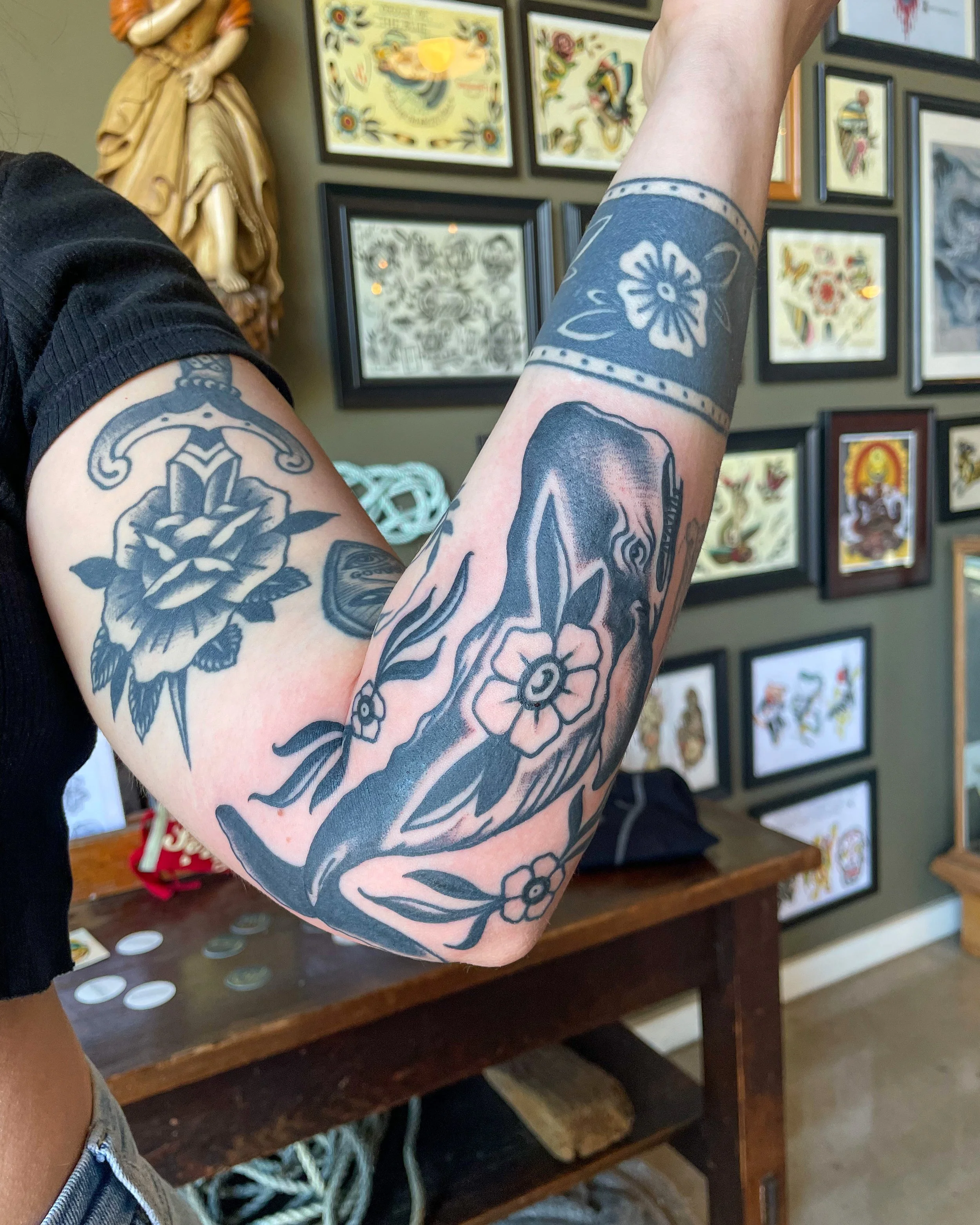 traditional arm tattoo