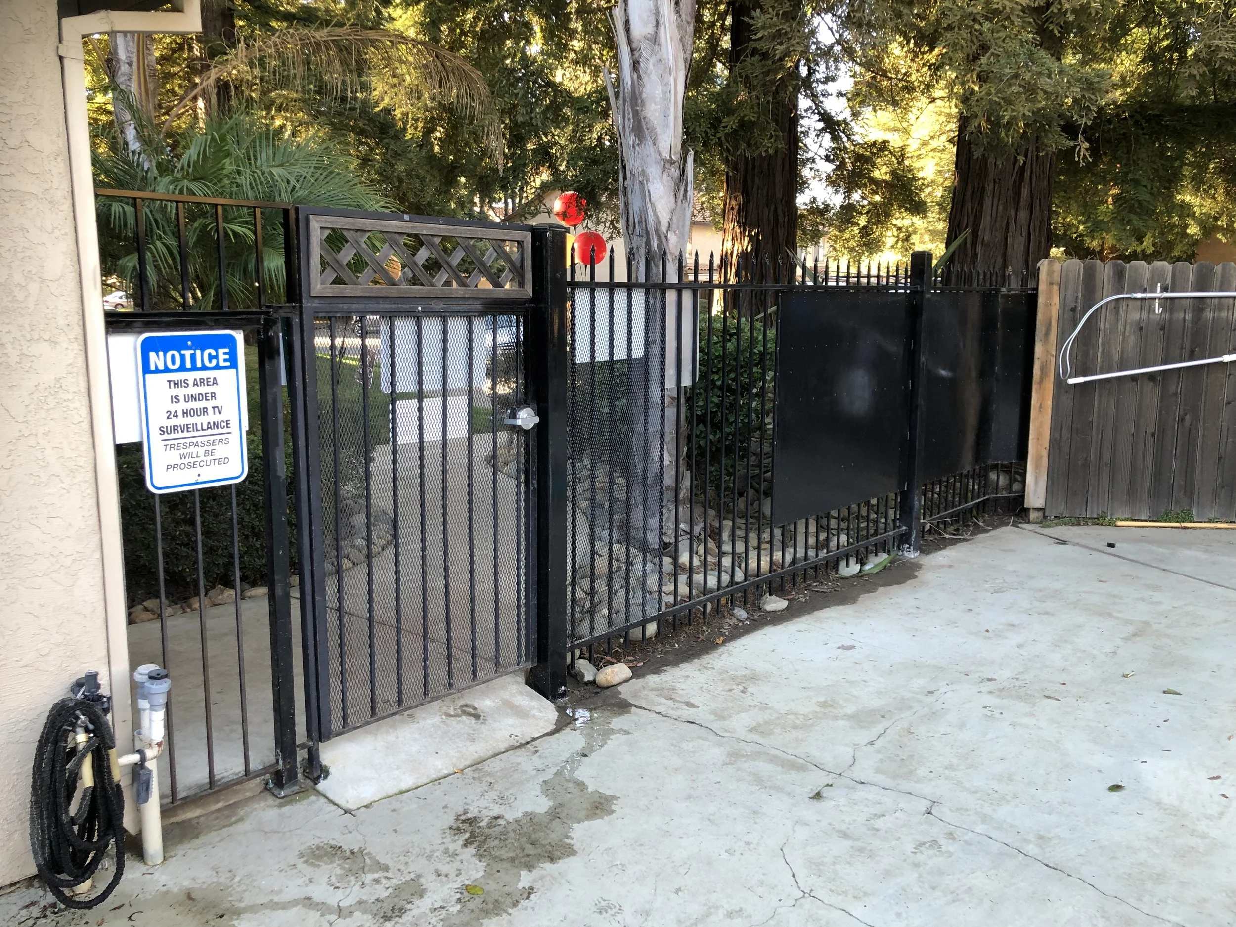 Some new fencing welding