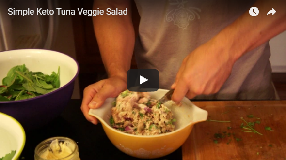 SIMPLE KETO TUNA SALAD - LUNCH PREP