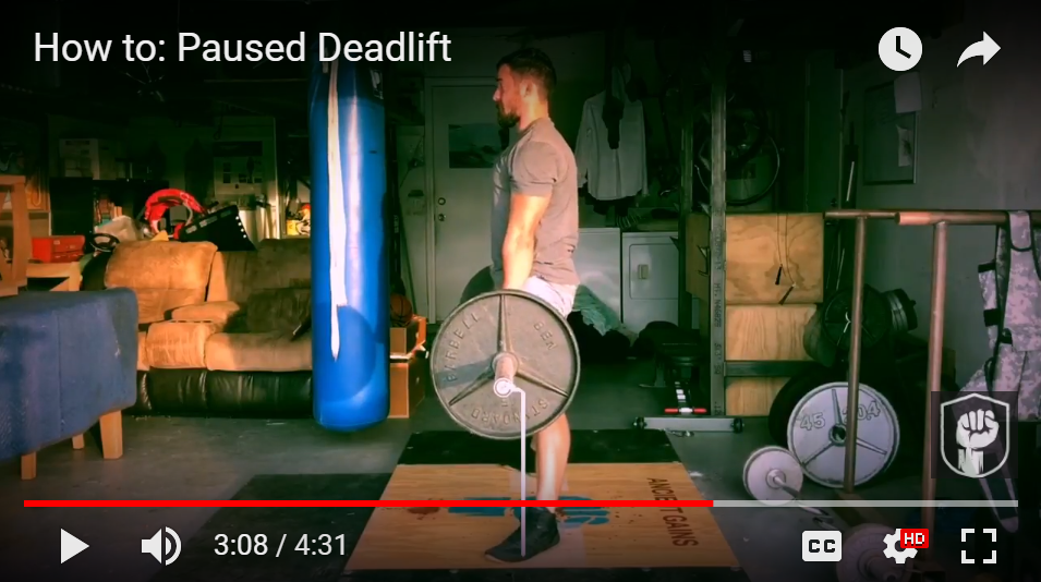 HOW TO USE PAUSED DEADLIFTS TO IMPROVE FORM, LOW-BACK STABILITY AND STRENGTH OFF THE FLOOR