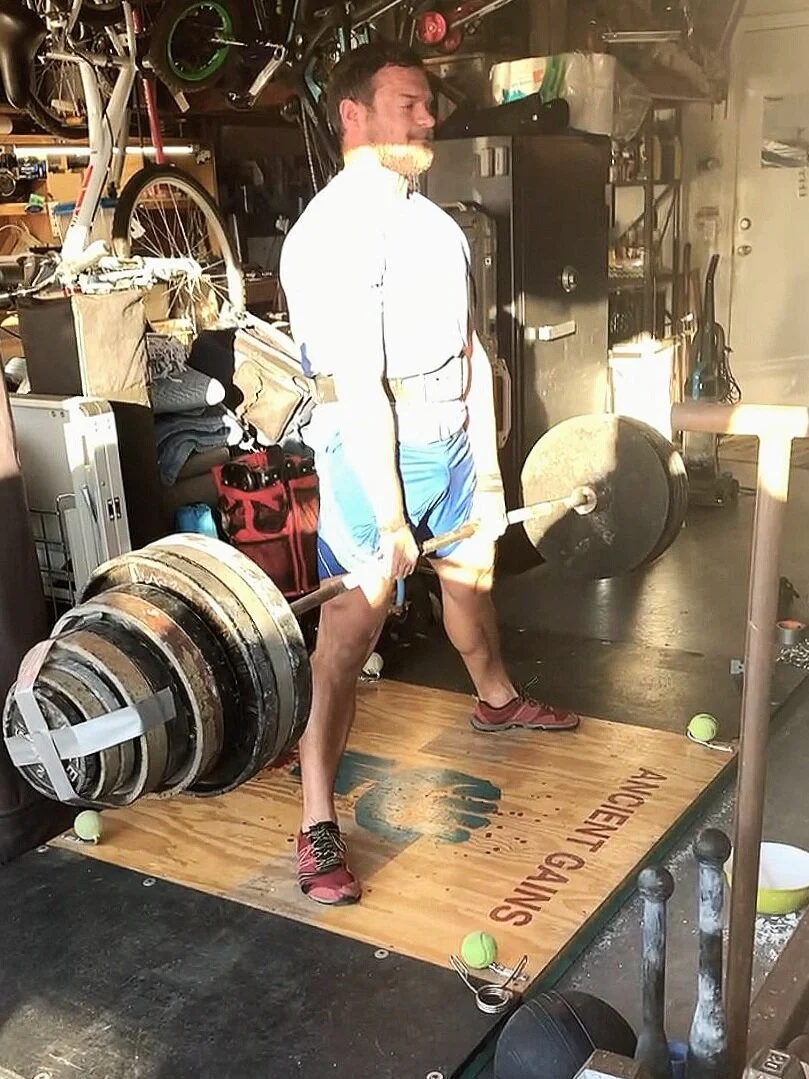 Totally could have done more but ran out of weights and barbell.